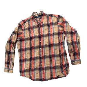 Men’s Ralph Lauren Colorful Plaid Button-Up Shirt